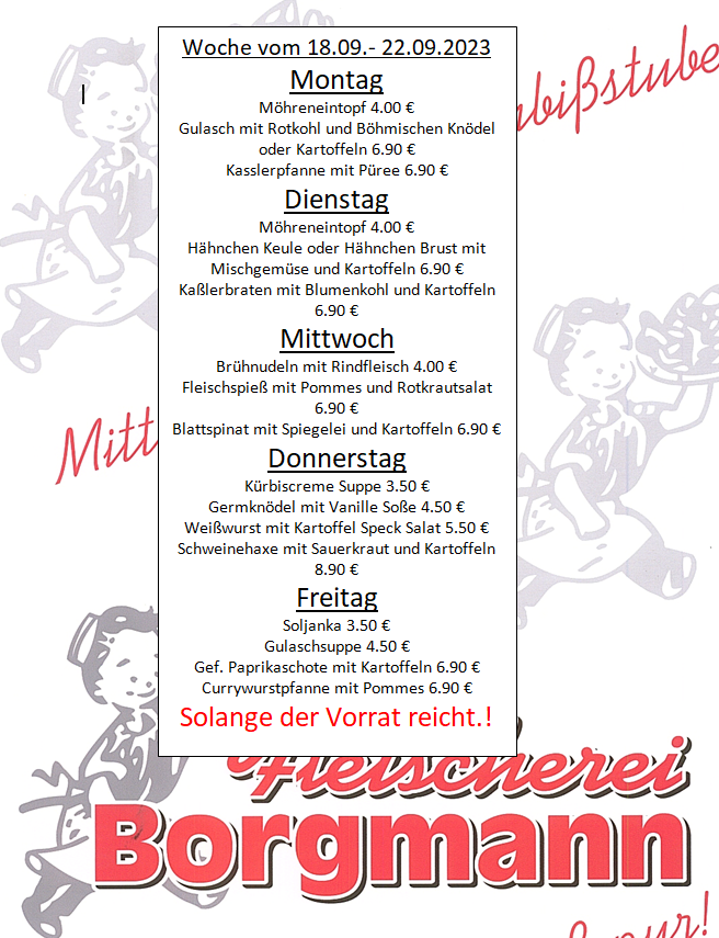 Speiseplan kw 38.23