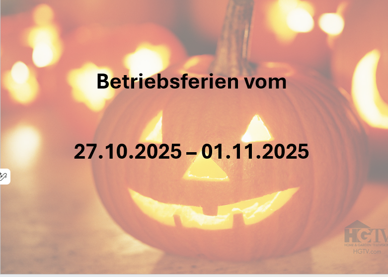 Halloween Urlaub